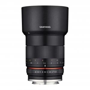 Image of Samyang 85mm f1.8 Lens for Canon EF M Mount Black