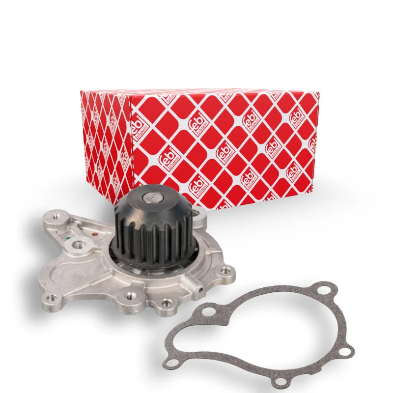 Image of FEBI BILSTEIN 26462 Water pump Number of Teeth: 20, Cast Aluminium, with gasket/seal Cast Aluminium Water Pump (1260)