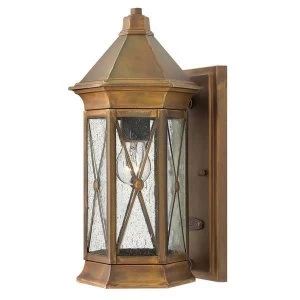 Image of 1 Light Outdoor Small Wall Lantern Light Sienna IP44, E27
