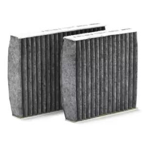 Image of PURFLUX Pollen filter AHC245-2 Filter, interior air,Cabin filter PEUGEOT,CITROEN,DS,207 (WA_, WC_),207 CC (WD_),208 I Schragheck (CA_, CC_)