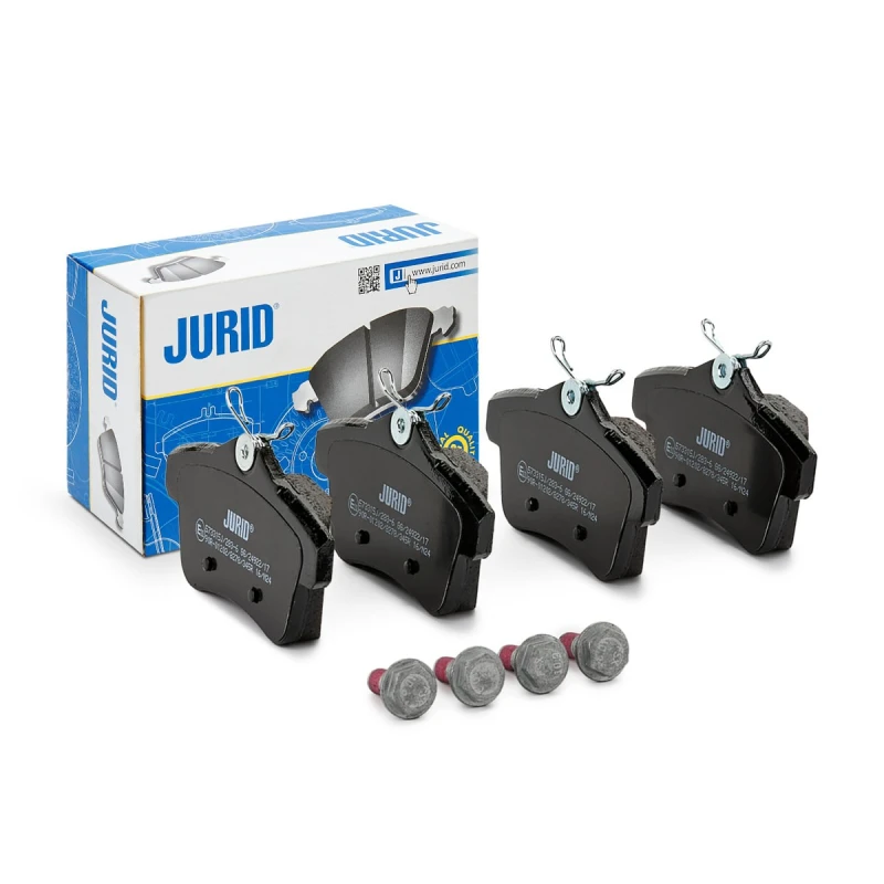 Image of JURID 573315J Brake pad set not prepared for wear warning indicator, with accessories Brake Pad Set,disc brake (402)