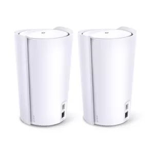 image of TP Link Deco X90 AX6600 Whole Home Mesh WiFi 6 System Twin Pack