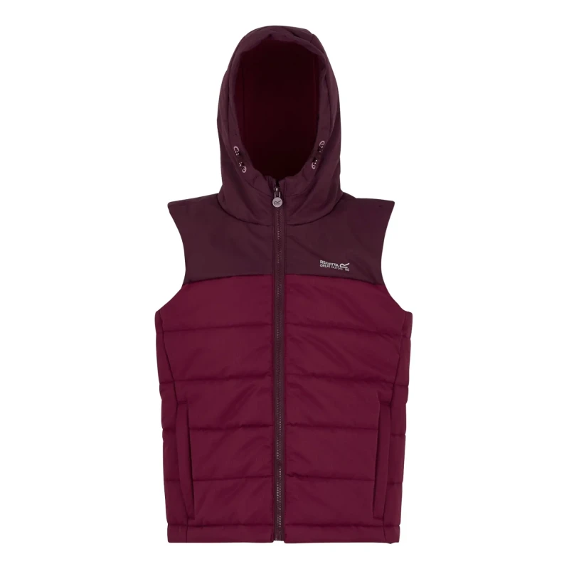 Image of Sleeveless down jacket Regatta Lofthouse Rouge Unisex 14 ans