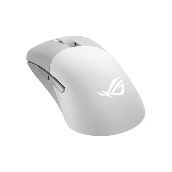 image of Asus ROG Keris Wireless Aimpoint White 36000 DPI Gaming Mouse - 90MP02V0-BMUA10