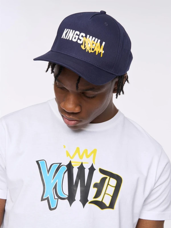 Image of Kings Will Dream Mens Tagged Baseball Cap in Navy Navy Male One Size
