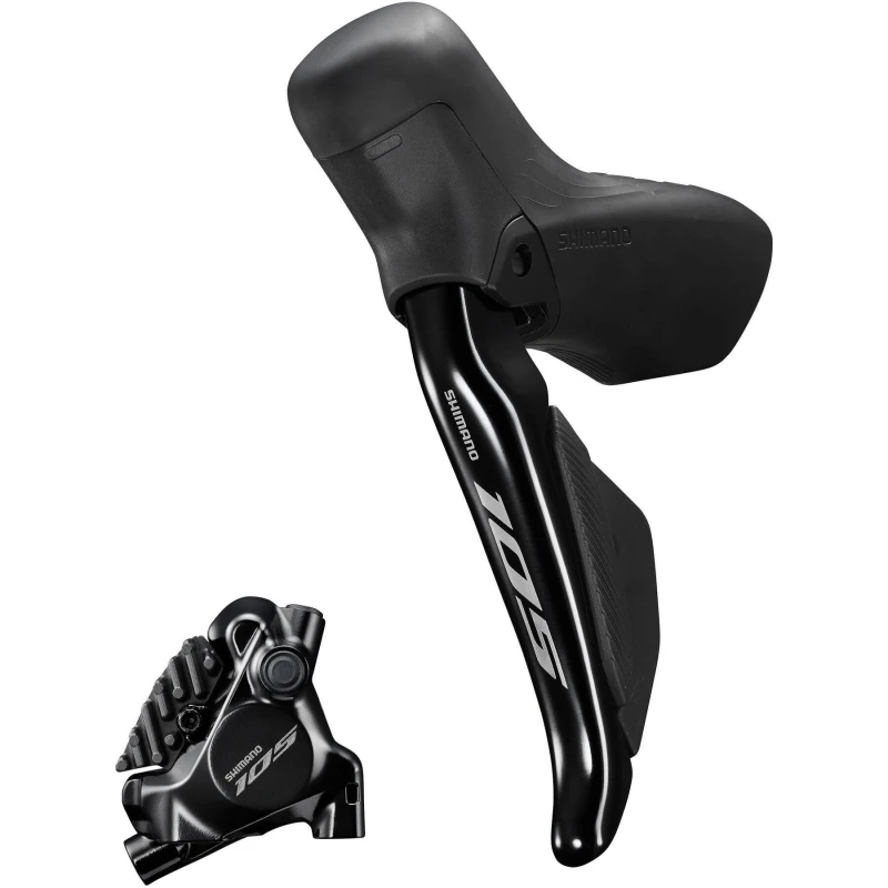 Image of Shimano ST-R7170 105 Di2 Hydraulic Disc STI Set - Black One Size
