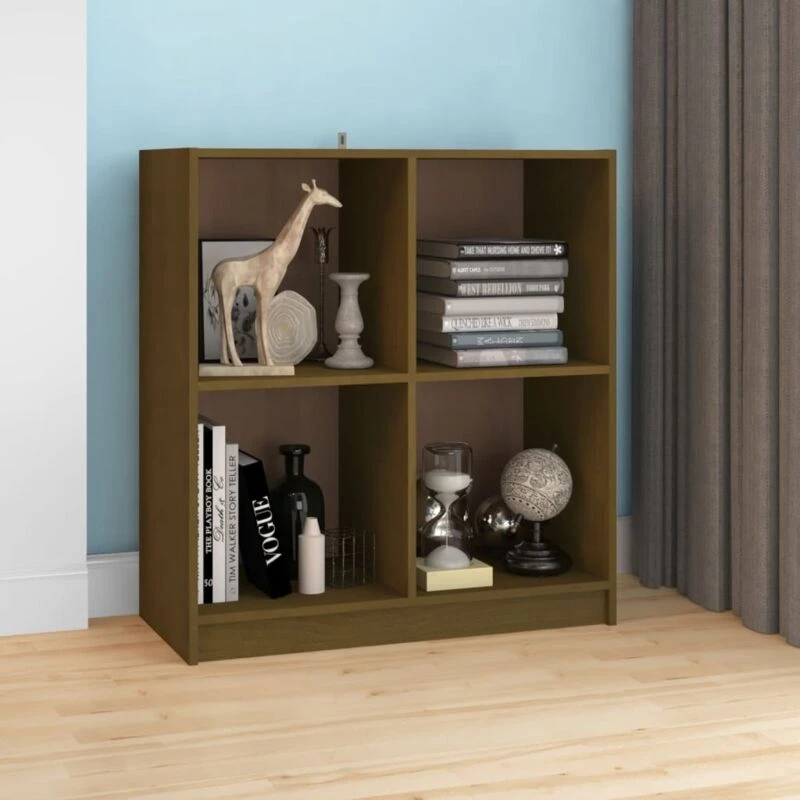 Image of VIDAXL Sideboard Honey Brown 70x33x76cm Solid Pinewood Vidaxl 8720286772805