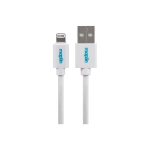 Image of Maplin Premium Lightning Connector to USB A Male Cable 1.5m White