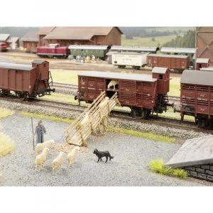 Image of NOCH 14246 H0 loading ramp, mobile Laser-cut assembly kit