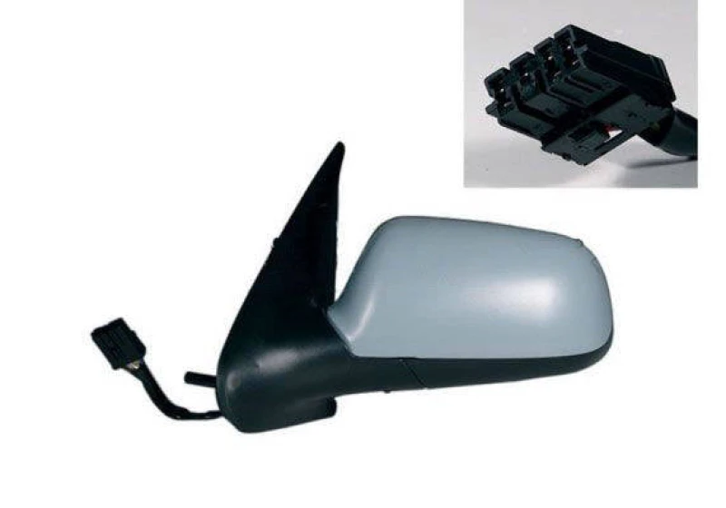 Image of ALKAR 6127363 Wing mirror Left, Electric, Aspherical, primed Outside Mirror (50)
