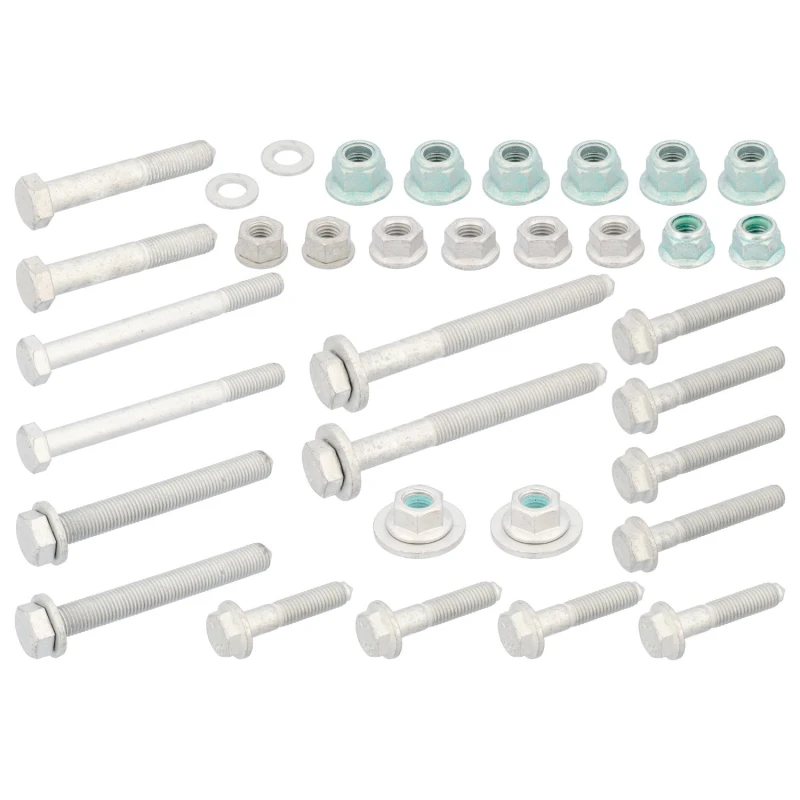 Image of FEBI BILSTEIN 39758 Mounting Kit, control lever Front Axle Mounting Kit,control lever (1597)