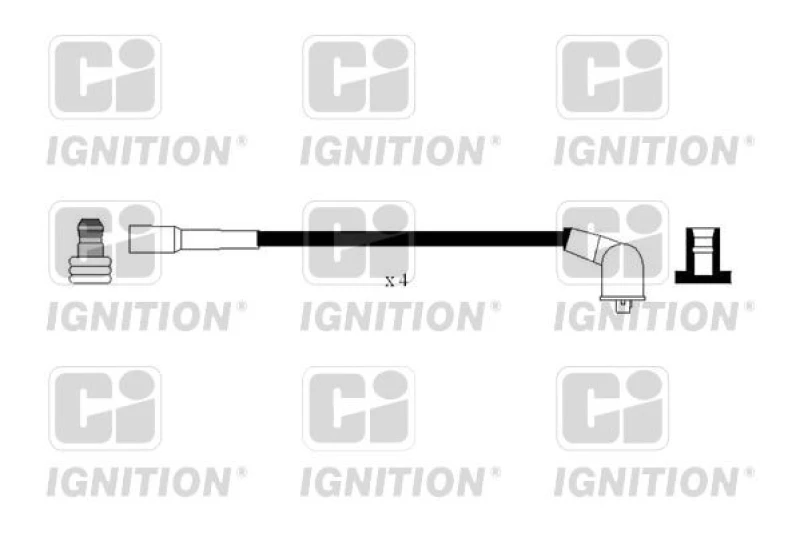 Image of QUINTON HAZELL Ignition lead set QUINTON HAZELL XC1193