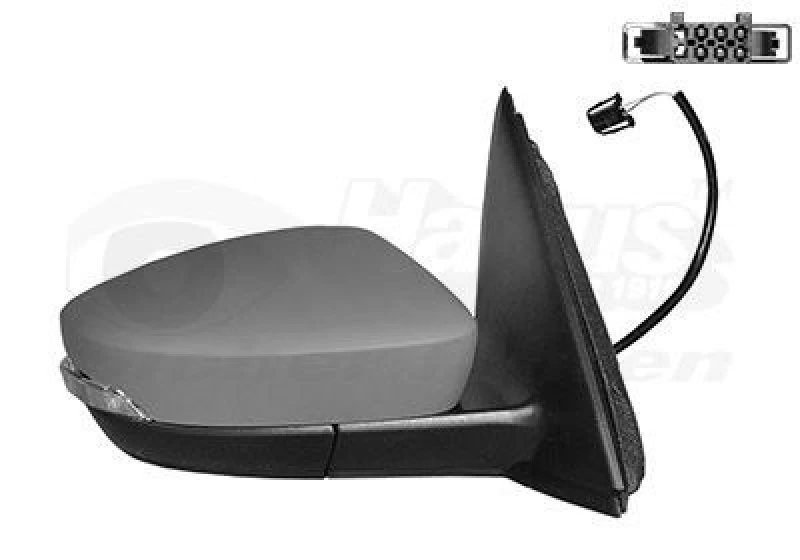 Image of VAN WEZEL Wing mirror VAN WEZEL 7629818
