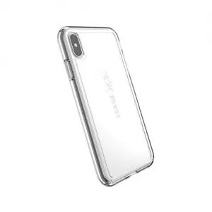 image of Speck Gemshell iPhone XS Max Clear TPU Phone Case Bump Resistant Dust