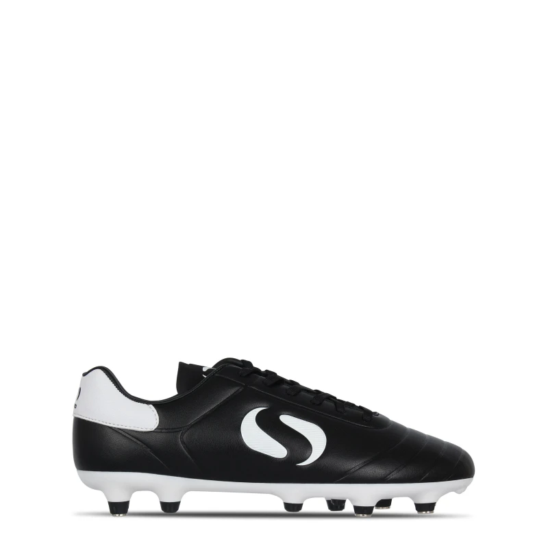 Image of Sondico Strike Soft Ground Football Boots Junior Black/White male 5.5 (38.5)