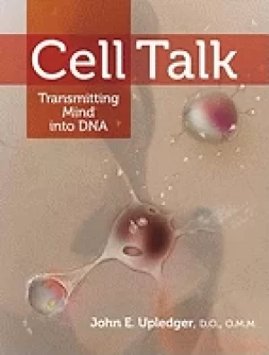 Image of cell talk transmitting mind into dna