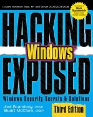 Image of hacking exposed windows microsoft windows security secrets and solutions t