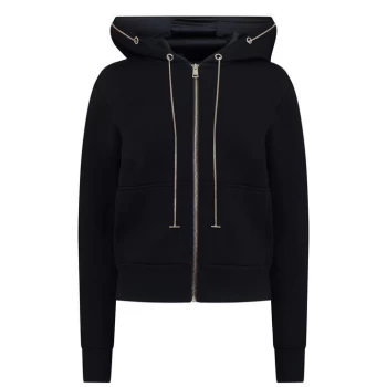 image of Guess Simonne Zip Hoodie - JET BLACK