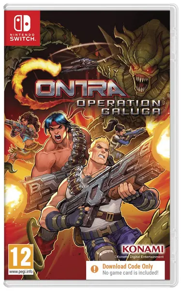 image of Contra Contra Operation Galuga Nintendo Switch Game