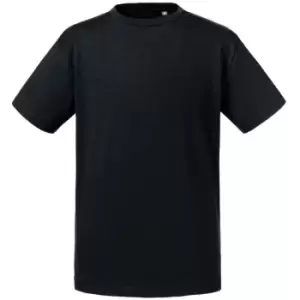 Image of Russell Kids/Childrens Pure Organic T-Shirt (11-12 Years) (Black)