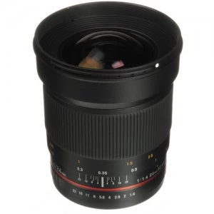 Image of Samyang 24mm f1.4 ED AS UMC Wide Angle Lens for Canon EF Mount Black