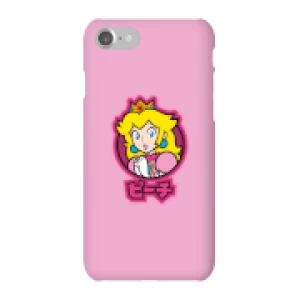 image of Nintendo Super Mario Peach Kanji Phone Case - iPhone 7 - Snap Case - Matte