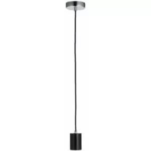 image of Loops - Ceiling Pendant Light Black Marble & Matt Black 60W E27 Dimmable