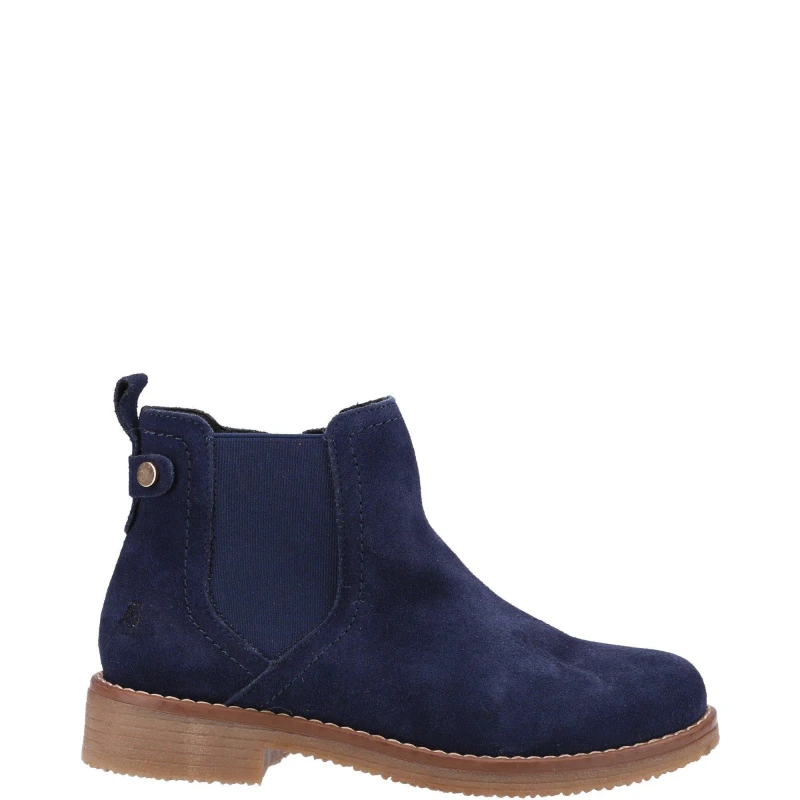 Image of Hush Puppies 'Maddy Wide' Ankle Boots Navy