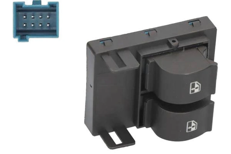 Image of Alfa e-Parts AF05869 Switch, window winder Driver side Plastic Switch,window winder (1761)