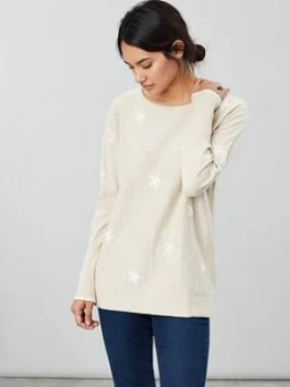 image of Joules Star Print Round Neck Jumper