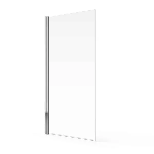Image of Aqualux 6Mm Square Bathscreen 1500X900 Chrome 8161973
