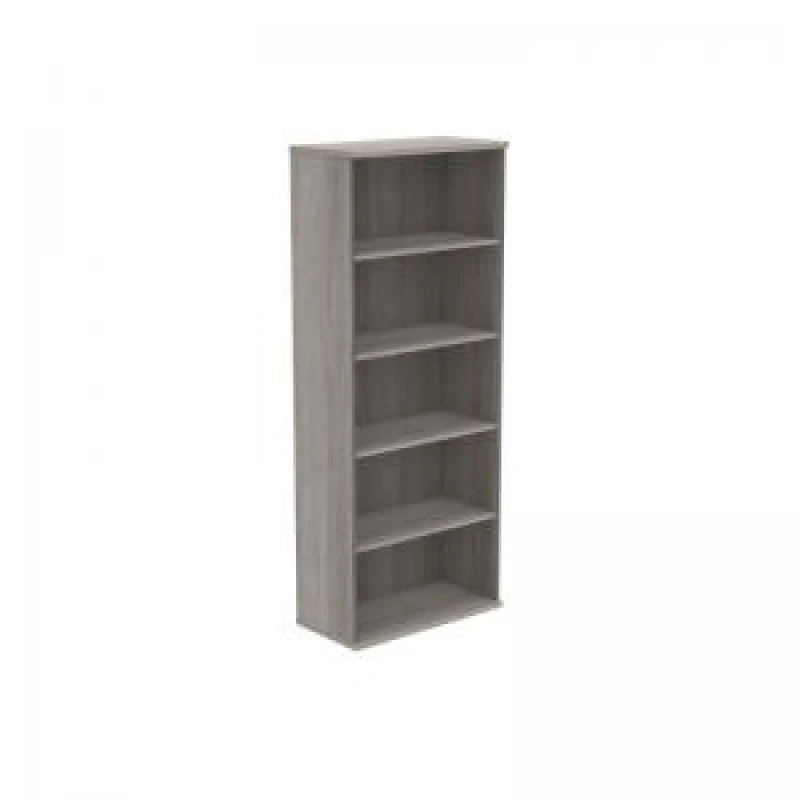 Image of Astin Bookcase 4 Shelves 800x400x1980mm Alaskan Grey Oak KF823872