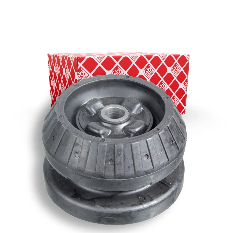 Image of FEBI BILSTEIN 17317 Top strut mount Front Axle, without ball bearing Elastomer Suspension Strut Support Bearing (1180)