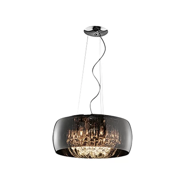 Image of Vapore Modern 6 Light Pendant Ceiling Light Chrome
