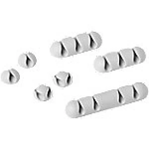 Image of Durable Cable holder Cavoline Clip Mix Grey 7 Pieces
