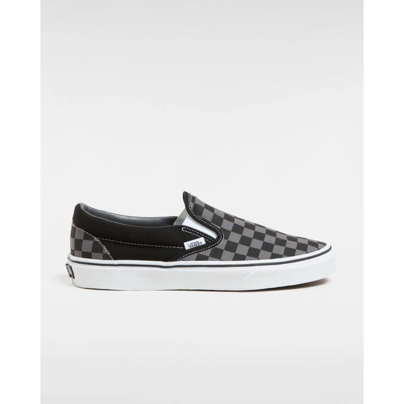 Image of Vans Classic Slip-On Checkerboard Sneakers Black grey EU43 Men