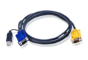 image of Aten 2L-5203UP Video / USB Cable 3m