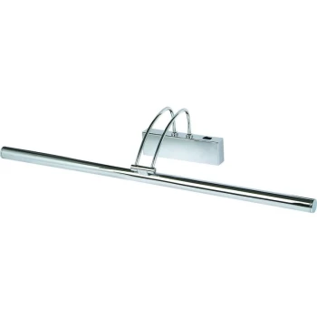 Image of Searchlight Lighting - Searchlight Picture Lights - 1 Light Adjustable Picture Wall Light Chrome