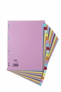 Image of Elba A4 Card Dividers 20 Part Assorted