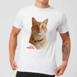 Image of Captain Marvel Goose Mens T-Shirt - White