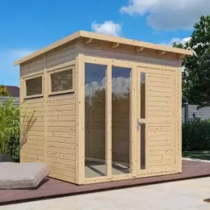 Image of Rowlinson Bertilo Pentus 2 Office in Natural Finish, Natural