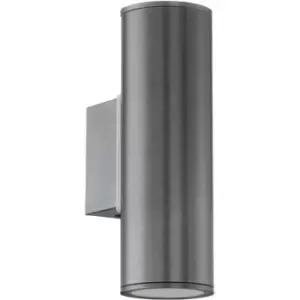 image of Eglo - RIGA Outdoor Wall Light Anthracite - anthracite