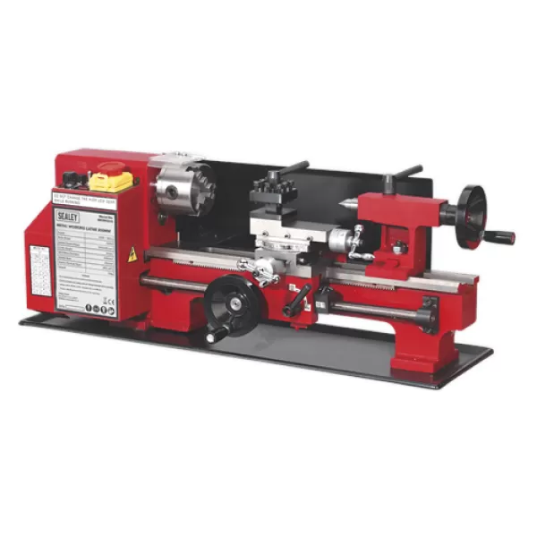 Image of Genuine SEALEY SM3002 Metalworking Lathe 300mm Between Centres
