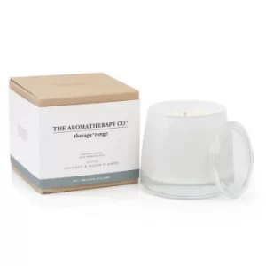 image of 260g Unwind Therapy Candle Coconut & Water Flower