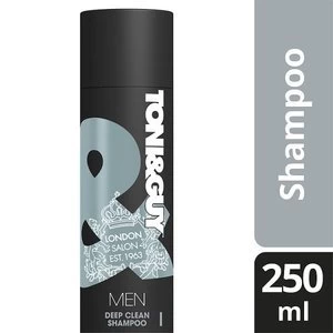 image of Toni & Guy Men Deep Clean Shampoo 250ml