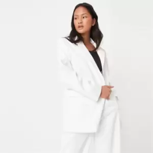 image of Missguided Tailored Over Jacket - White