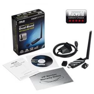 image of Asus USB-AC56 Dual Band Wireless-AC1200 USB 3.0 WiFi Adapter