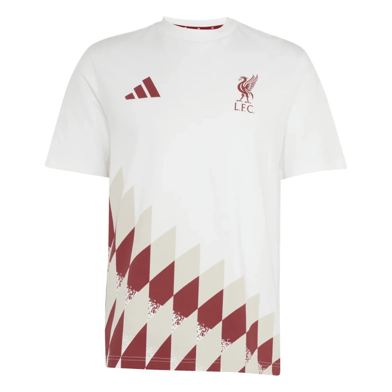 Image of Adidas Liverpool FC T-Shirt Stadium Blanc Male XS