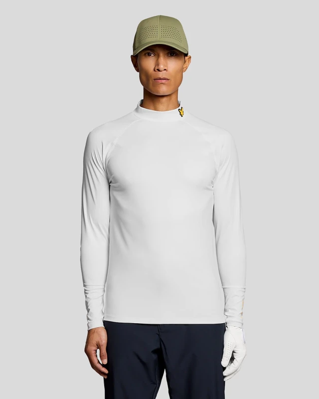 Image of Lyle & Scott Mens Golf Technical Baselayer in White