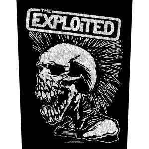 image of The Exploited - Vintage Skull Back Patch